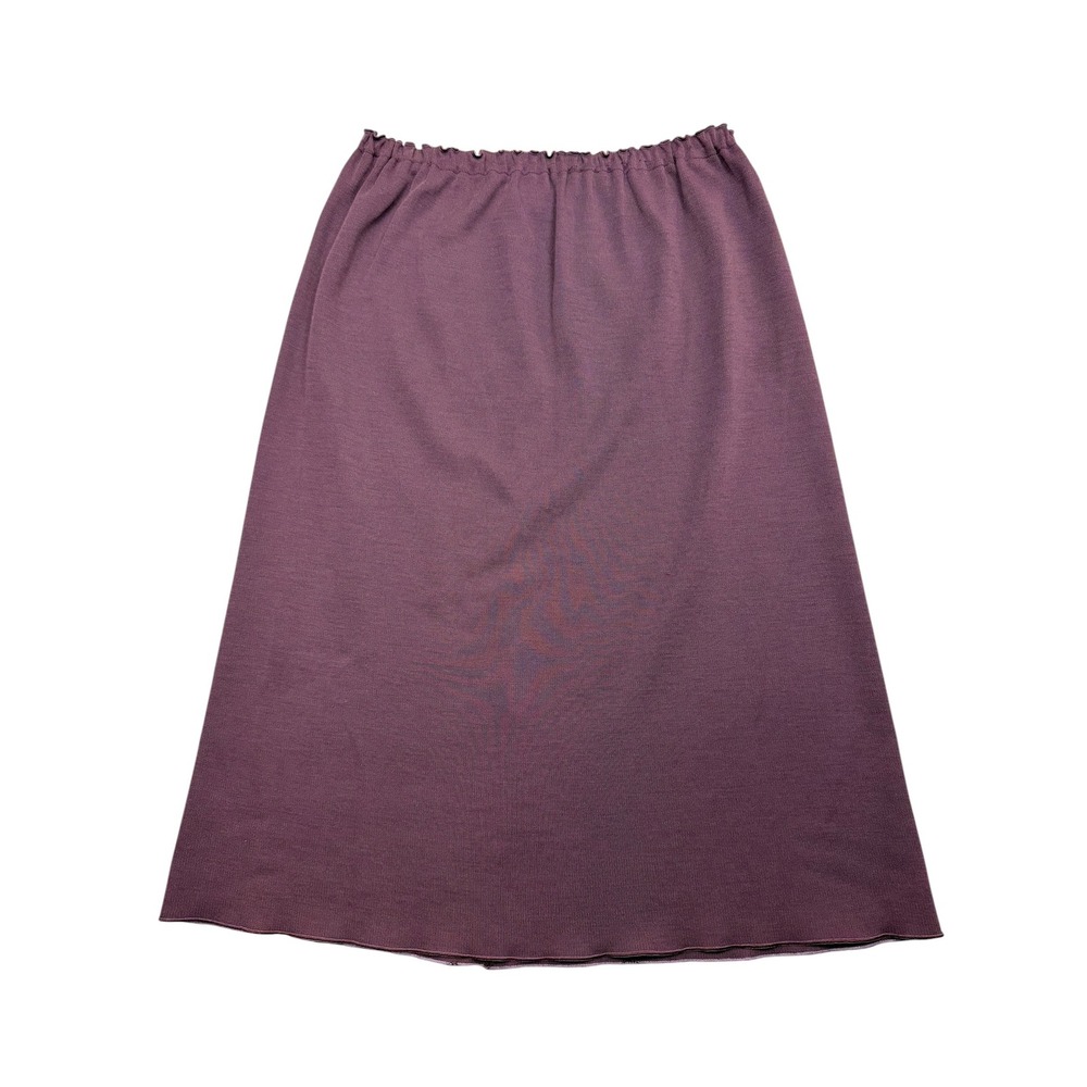 Vintage Lord & Taylor Fantasia Mrs. H Winter Knit Skirt Elastic Waist